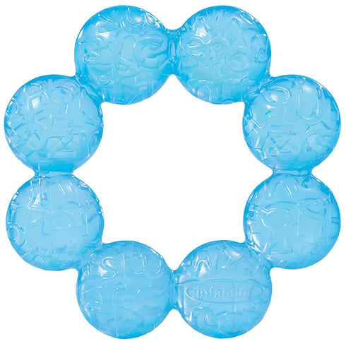 3-Pack Infantino Water Teethers Sensory Exploration, Teething, Cooling & Massaging Relief for Sore Gums, Lime & Blue