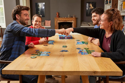 Immersive 8+, 2-4 40 Fairy Ring Board Game - Enchanting Drafting & Movement Strategy Game, Fairy Village Building Game
