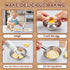 Toywoo Sets 3-6 Wooden Play Food for Kids, Pretend Play Kitchen Accessories with Shopping Bag, Cutting Toys, Gift