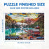 2000 Jigsaw Puzzles Pieces for Adults, Families Lakeside View Pieces Fit Together Perfectly