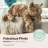 Bearington Collection Louie Cat 15-Inch Plush Toy, Realistic Tabby Stuffed Animal for Kids