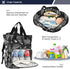 Backpack Backpacks MNSRUU Diaper Bag Moth Skull Moon Esoteric Diaper Bag Multifunction Travel Diaper Bag Tote Large