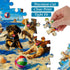 Funny Dog Puzzles for Adults 1000 Pieces - PICKFORU Beach Puzzle Collection, Cute Dog and Puppy Puzzle