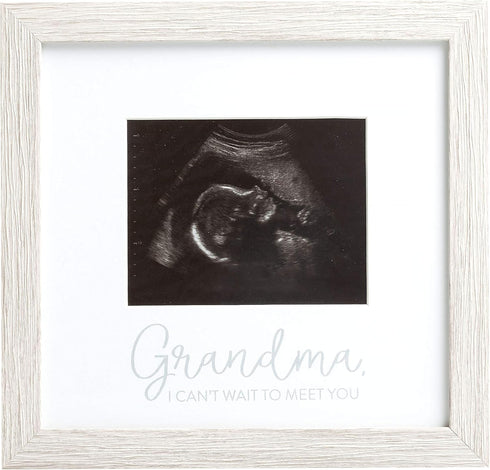 Kate & Milo Rustic Grandma Sonogram Picture Frame, Pregnancy Announcement, Ultrasound Baby Photo Frame, 4x5 Photo Insert