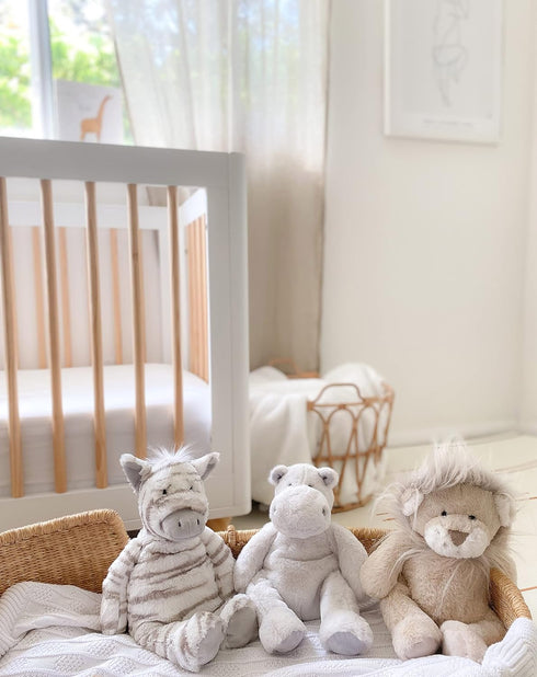 MON AMI Zuri The Lion Plush Stuffed Animal: 13” Floppy Toy, Great for Nursery Décor and Gifts for Kids