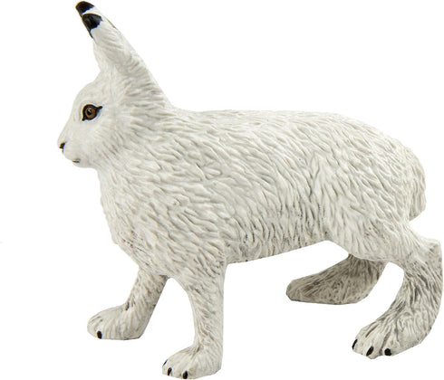 Safari Ltd. Arctic Hare Figurine - 2.5" Detailed Plastic Model Figure for Boys, Girls & Kids Ages 3+