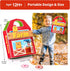 1-3 1 1 hahaland Busy Book for Toddlers - Farm Animals Quiet Busy Board for Year Old, Montessori Toys for Year Old Boy