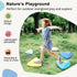 Non-Slip Stepping Stones for Kids, 6 Pcs Macaron Balance River Stones for Indoor & Outdoor Obstacle Courses, Sensory