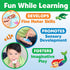 Creativity For Kids Sensory Sticker Playset, Magical Undersea Adventures, 50+ Sensory Stickers and Scenes