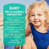 40, 98% 2.9 oz Badger Mineral Baby Sunscreen Cream SPF Organic Toddler Sunscreen with Zinc Oxide, Broad Spectrum, Reef