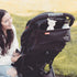 Diono Buggy Buddy Universal Stroller Organizer, Black, with Cup Holders and Zippered Pockets