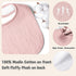 6Pack Susurration Muslin Baby Drool Bibs Soft Square Adjustable Baby Bandana Bibs for Unisex Girls & Boys