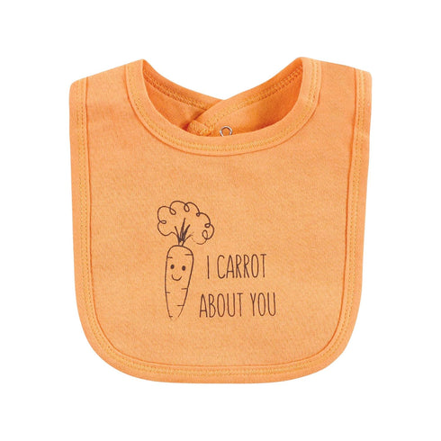 Organic Cotton Baby Bibs - Peas And Thank You, One Size