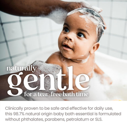 98% 12 Oz (Pack 3) Burt's Bees Baby Shampoo and Body Wash, Tear Free Soap, Natural Origina Baby Soap, Original Scent