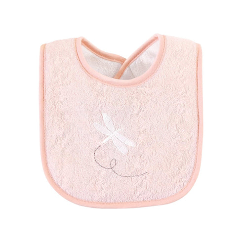 Hudson Baby Unisex Cotton Terry Drooler Bibs - Bunny Design, One Size