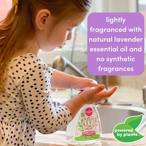 13 Oz (Pack 3) Dapple Foaming Hand Soap, Gentle Hand Wash Baby Soap, Hypoallergenic for Sensitive Skin, Powered by