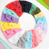 CÉLLOT 20 Colors Super Stretchy Soft Knot Baby Girl Headbands with Hair Bows, Nylon Head Wrap for Infants