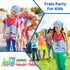 Set-Train Kyson Kids Train Conductor Costume Engineer Dress Up Kit for Train Theme Party Halloween Dress Up Career Day
