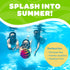 Watermelon Ball JR - Durable Pool Toy for Underwater Games, Perfect for Water Parties, Ages 6+