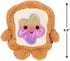 4.5-inch BreakfastBumz Plush 5-Pack - Collectible Stuffed Toys: Blueberry Muffin, Coffee, Toast, Cereal, Strawberry