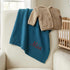 Kryvoxc Set 95% Personalized Baby Blanket with Name, Cotton Customized Swaddle Blanket and Beanie, Receiving Blanket