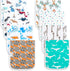 Baby Burp Cloths Ultra-Soft Absorbent, Large Size, Cotton,Adorable Designs Perfect for Boys