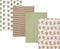 Hudson Baby Unisex Baby Cotton Flannel Burp Cloths