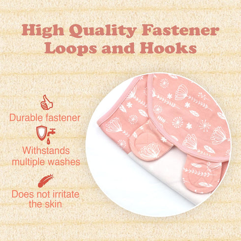 Bublo Baby Swaddles for Newborns - 3-Pack Infant Swaddles 0-3 Months - Adjustable Swaddle Sleep Sack - Soft Organic