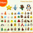 53 3D PCS Animals Figures, Printed Animals Figurines, Articulated, Fidget Toys, Fun Party Favors for Kids, Goodie bag