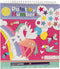 Floss and Rock Paint by Numbers, Fantasy, 10.6-inches Length, Educational Activities for Kids