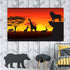 African Safari Theme Party Decorations, 72.8 x 43.3 Inch Backdrop Banner for Tropical Forest Jungle Scenic Background