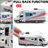 NOVAFUSION 3 4 5 6 7 8 9 4-8White Toy Campers for Kids Toy RV,Die Cast Metal Toy Camper for Year Old, Pull Back RV Toy