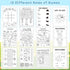 24Pcs Set Spring Activity Books for Kids - Hello Spring Mini Games Coloring Book Bulk Insect Floral Mazes Word Search