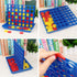 4 in a Row Game - Classic Board Game for Kids, 6 Spare Discs Included, Family Fun for Ages 3+