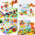 223 Pieces Creative Mosaic Drill Set for Kids - Toy Drill and Screwdriver Puzzle Kit for Ages 3-10