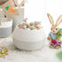 10"D 8.3"H Goodpick Round Cotton Rope Storage Basket for Living Room, Bathroom, Kids' Corner & Shelves, Stores Towels