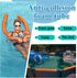 2 40 Inch 4.1 Inch Swimming Hanaive Pcs Jumbo Pool Foam Noodles Bulk x Large Noodles Tube Hollow Core Swim Noodle
