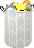 Round Laundry Hamper Storage Basket Organizer for Clothes and Toys with Handles, Gift Basket for Kids