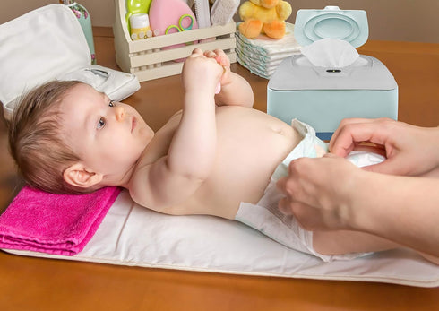 GOGO pure Baby Wet Wipe Warmer and Wet Wipe Dispenser, Holder and Case - with Easy Press On/Off Switch, Great Baby Gift