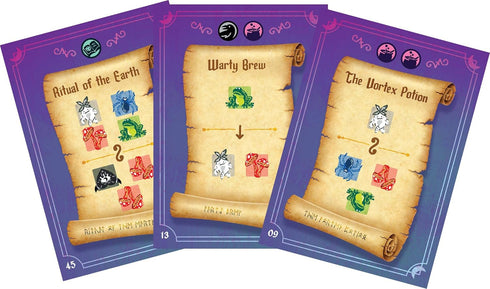 AEG Whirling Witchcraft Halloween Board Game | 2-5 Players | Ages 10+ | Generate Magical Ingredients & Use Recipes