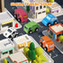 22 Set Toddler Car Toys, Toy Cars for Toddlers, Wooden Cars Toys for Toddler Boy, PCS Cars and Trucks Toy Vehicles