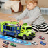 3, 4, 5, 6, 7, 8 2 6 Truck Car Toys for Years Old Kids, Carrier Truck Race Track Toys, Foldable Transport Car Toys