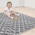 47x47 Inches High-Density Foam Baby Play Mat, Thicken One-Piece Comfortable and Soft Playmat, Non Slip Machine Washable