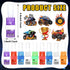 36 PCS Monster Truck Party Favors LED Light Up Finger Lights, Glow in the Dark Racing Cars Party Finger Flashlights