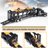 CORPER TOYS Transport Car Carrier Truck Toy - Detachable Die-cast Pull Back Vehicles Set for Kids with Lights