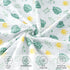 david's kids Muslin Baby Blanket - Soft Lightweight with Muslin Cotton Front, 30x40 Inches, Leaf