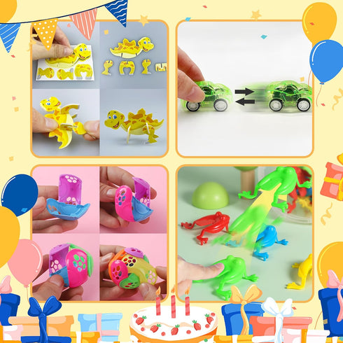 XIPEGPA 62PCS Party Favors Toy Assortment for Classroom Rewards Bulk Toys Birthday Party Toys Goodie Bag Filler