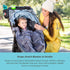 30" 30", J.L. Childress Cuddle 'N Cover Stroller Blanket - Soft Baby Blanket for Travel, Car Seat, & Strollers