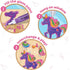 5-8 5,6,7,8 6-8 6 Imagimake Window Art Princess & Unicorn | DIY Suncatcher Kit for Year Old Kids | Princess & Unicorn