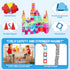 100 Set, 3 4 5 6 7 8+ Paaxido Magnetic Tiles - Pieces Magnetic Blocks for Kids, Magnet Tiles Building Blocks